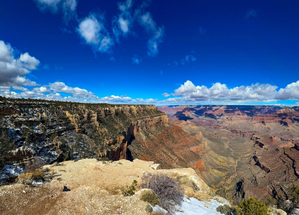 Make sure to visit Shoshone Point on your Grand Canyon 2 Day Itinerary for expansive canyon views.