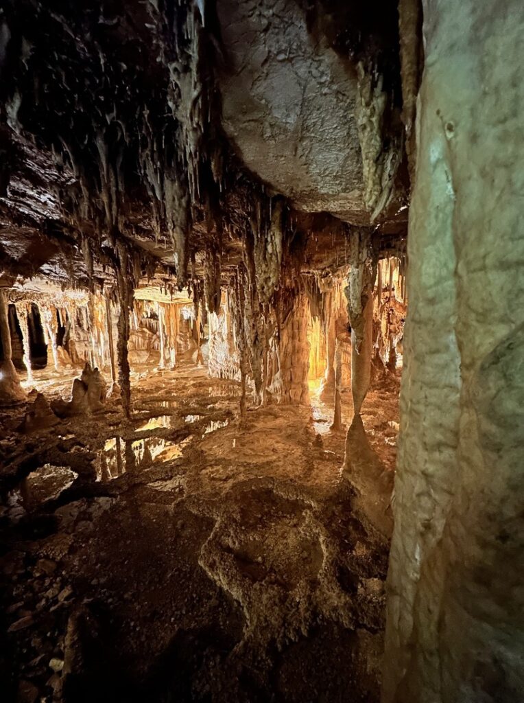 Lehman Caves showing different cave formations at Great Basin National Park. A cave tour is one of the best things to do in Great Basin National Park.