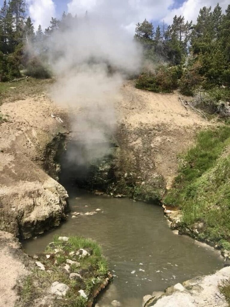 The Dragon's Mouth at Yellowstone National Park.
