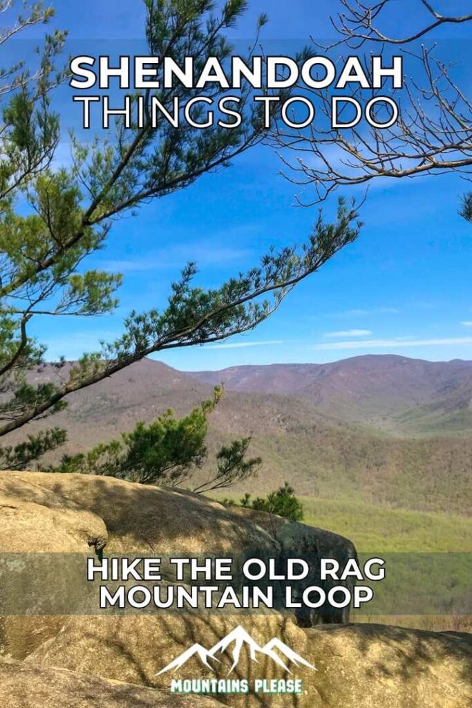 A second Pinterest Pin for Shenandoah - Things To Do.
