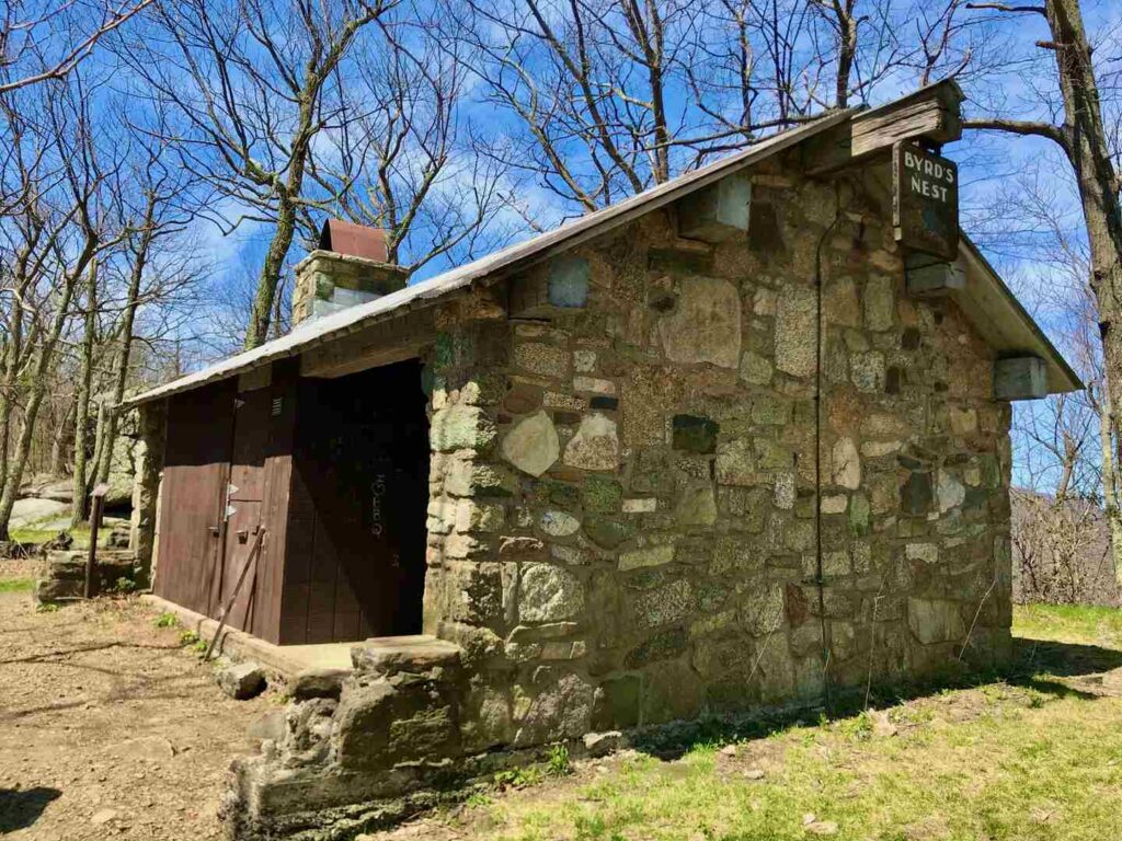Byrd's Nest Shelter at Shenandoah National Park.