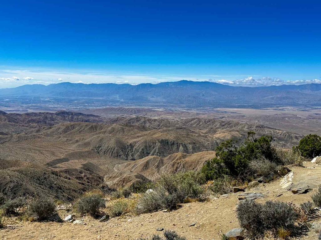 A view of the Coachella Valley from Keys View.
