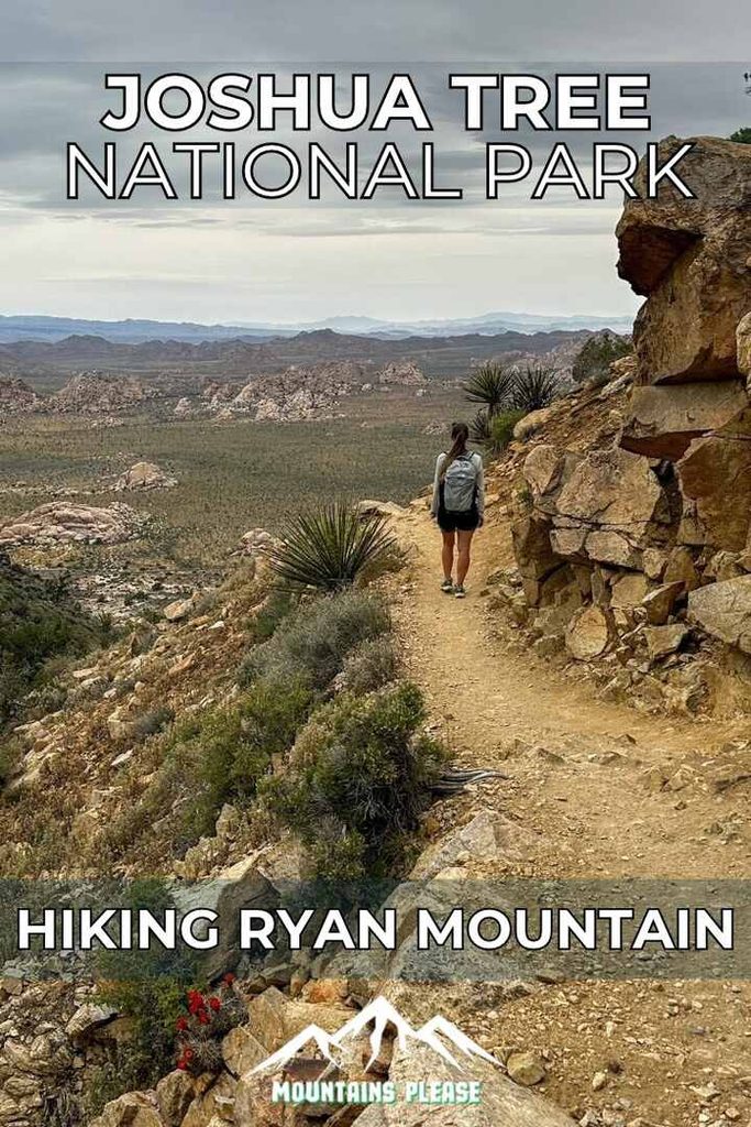 A Pinterest Pin for Ryan Mountain.